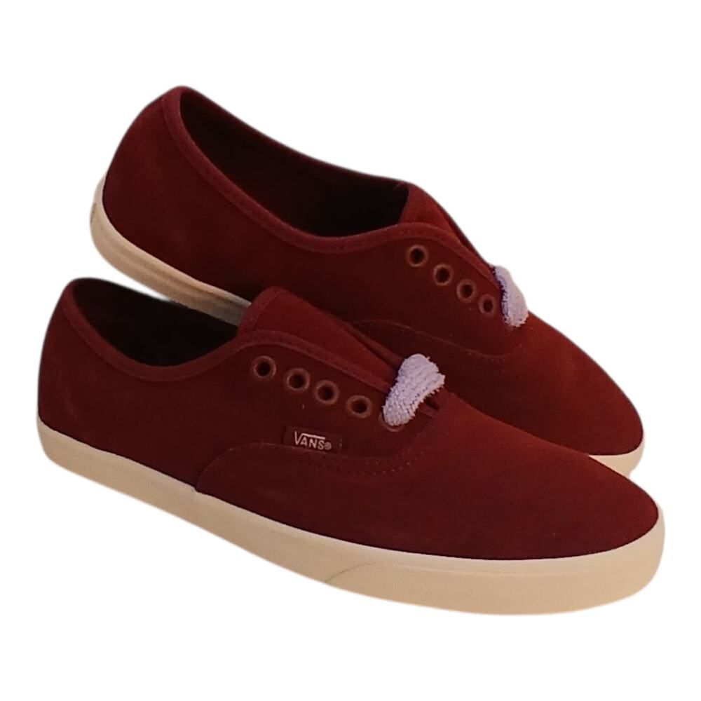 Vans Authentic LowPro Women's New Burgundy Halogen Blue Sneakers - Size: 8